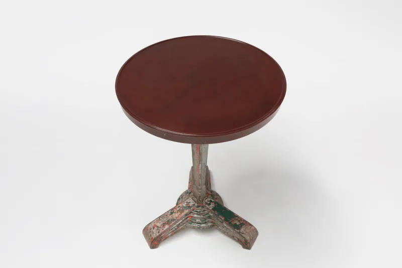 Pamono Bistro Table with Bakelite Top by Louis Vuitton for Rex, France, 1930s> Garden Tables