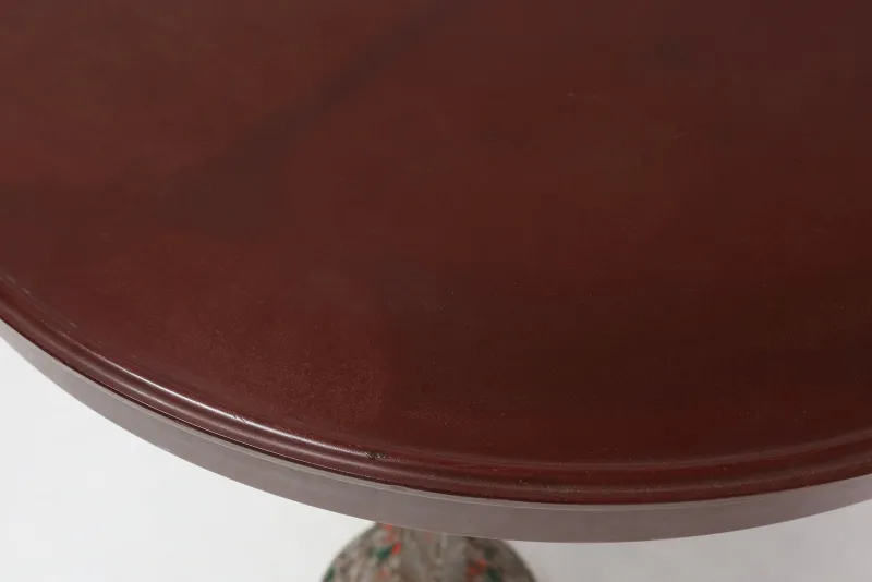 Pamono Bistro Table with Bakelite Top by Louis Vuitton for Rex, France, 1930s> Garden Tables