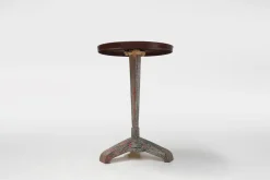 Pamono Bistro Table with Bakelite Top by Louis Vuitton for Rex, France, 1930s><noscript><img width=