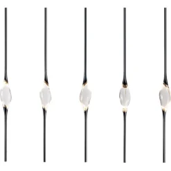 Outlet Pamono Black + Gold Il Pezzo 12 Long Pendant by Il Pezzo Mancante