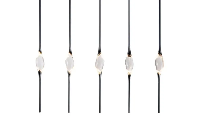 Outlet Pamono Black + Gold Il Pezzo 12 Long Pendant by Il Pezzo Mancante