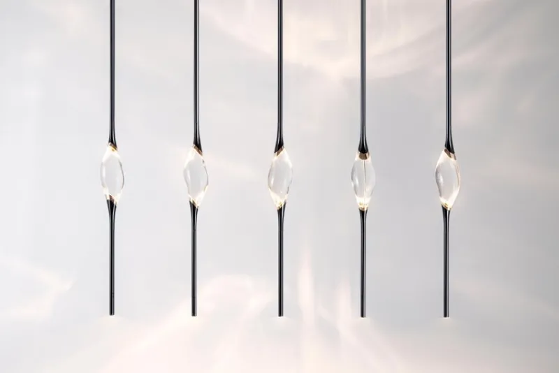Outlet Pamono Black + Gold Il Pezzo 12 Long Pendant by Il Pezzo Mancante