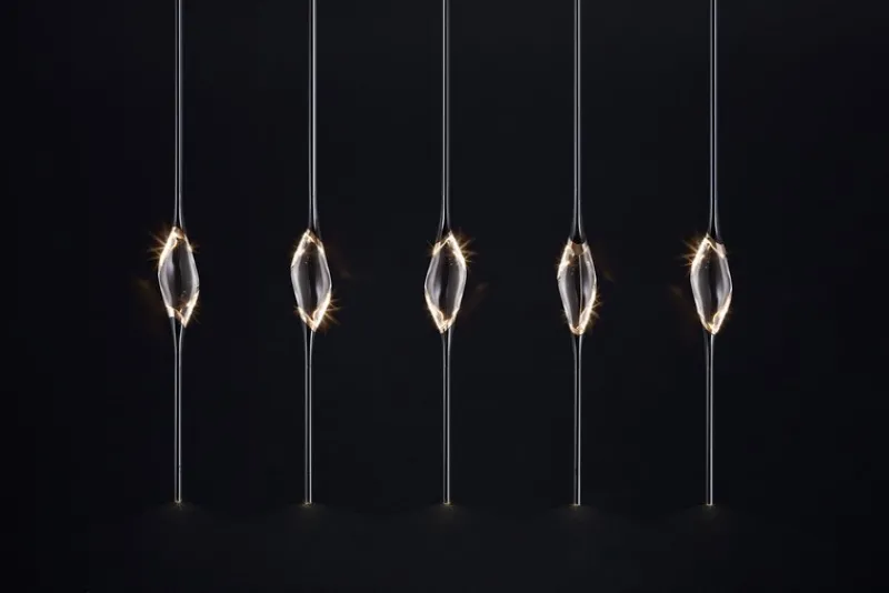 Outlet Pamono Black + Gold Il Pezzo 12 Long Pendant by Il Pezzo Mancante