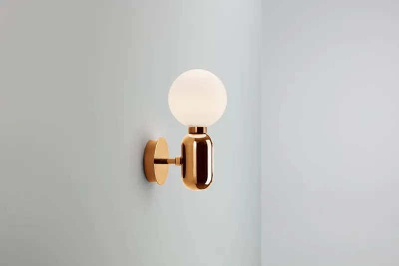 Pamono Black Aballs A Wall Lamp by Parachilna> Wall Lights & Sconces