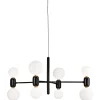 Outlet Pamono Black Aballs Chandelier 4 by Parachilna