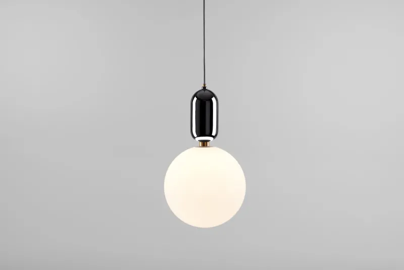 Pamono Black Aballs T Gr Pendant Lamp by Parachilna> Ceiling Lights