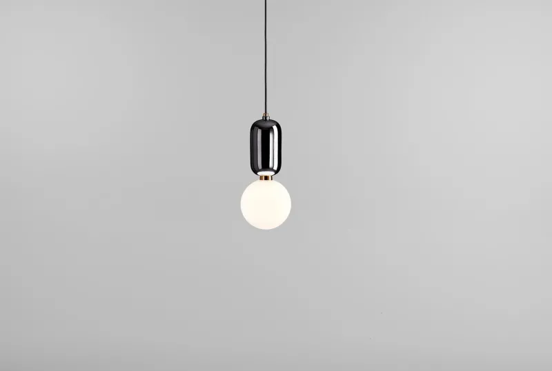 Pamono Black Aballs T Gr Pendant Lamp by Parachilna> Ceiling Lights