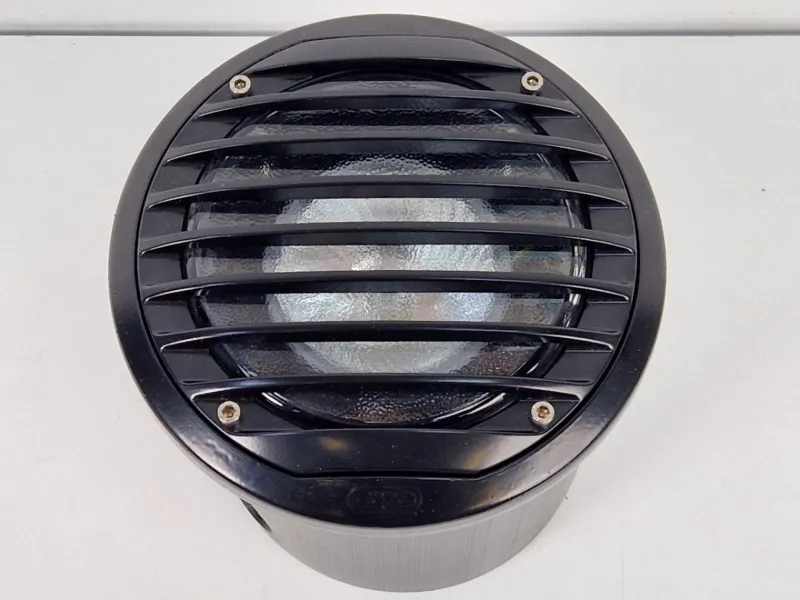 Pamono Black Aluminum Ground Spot by Simes Lighting, 1980s> Garden Lighting