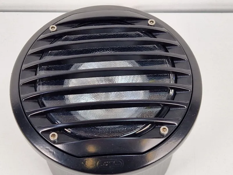 Pamono Black Aluminum Ground Spot by Simes Lighting, 1980s> Garden Lighting