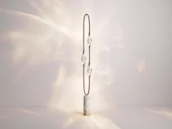 Outlet Pamono Black and Gold Il Pezzo 12 Floor Lamp by Il Pezzo Mancante