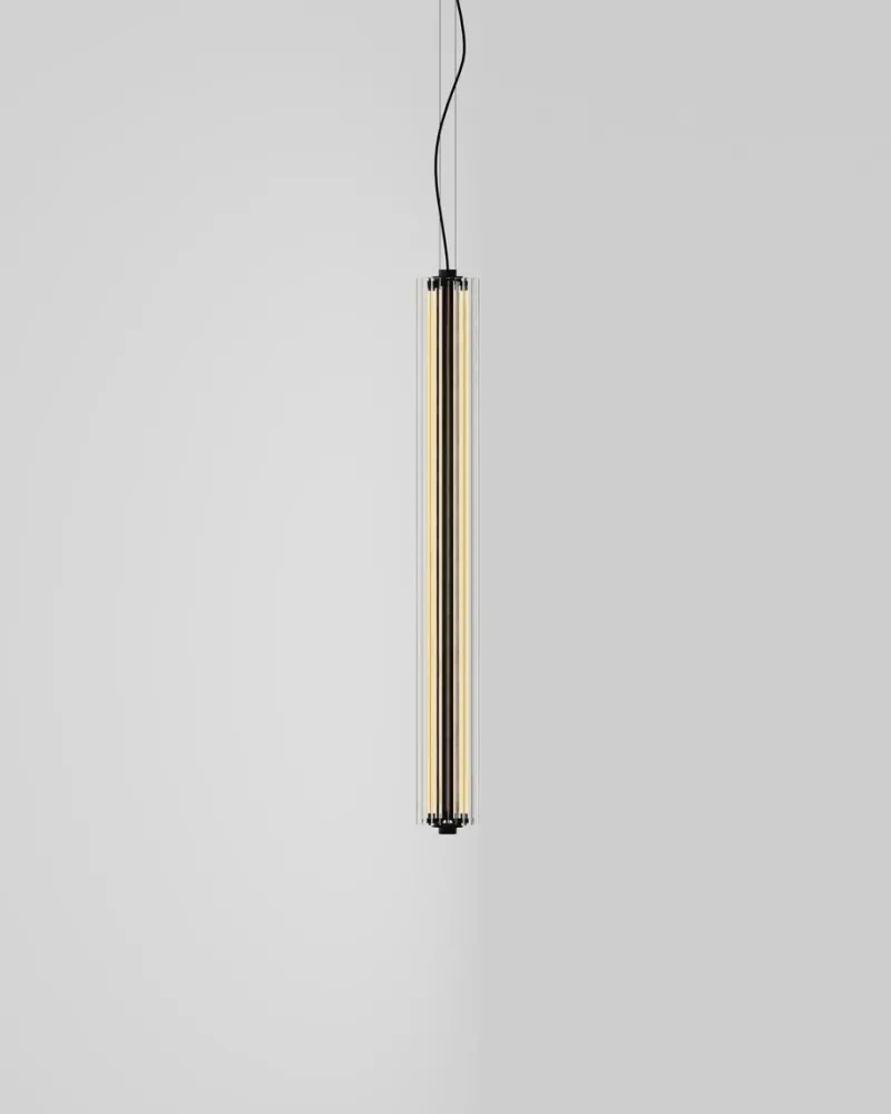 Discount Pamono Black B15 T H PE Pendant Lamp by Parachilna