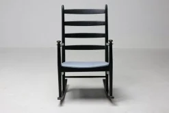 Online Pamono Black Beech Rocking Chair by Niels Eilersen, Denmark, 1960s