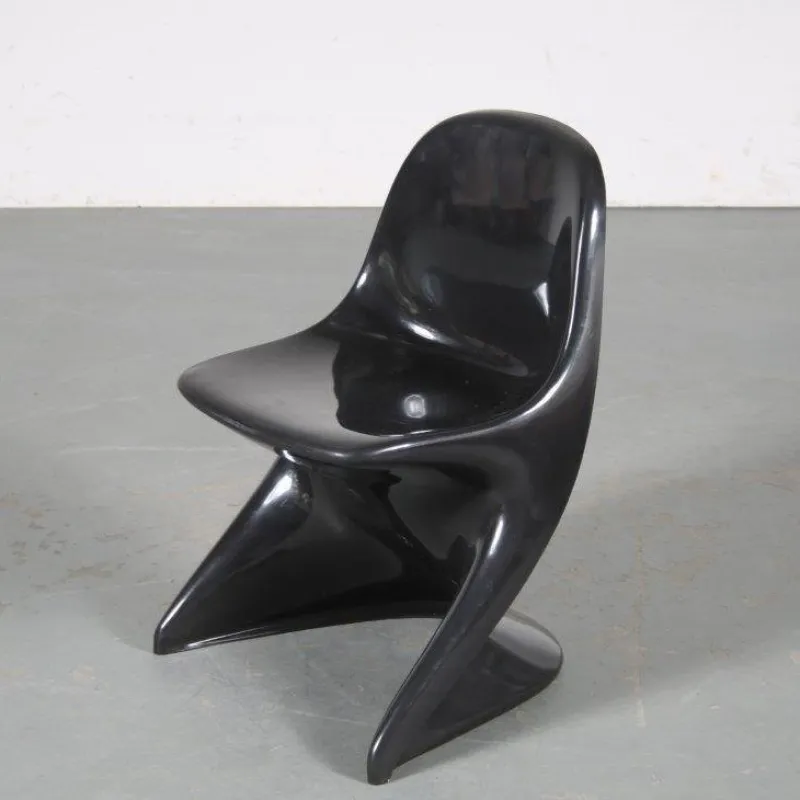 Pamono Black Casalino Children's Chair by Alexander Begge for Casala, Germany, 2000s> Children's Chairs