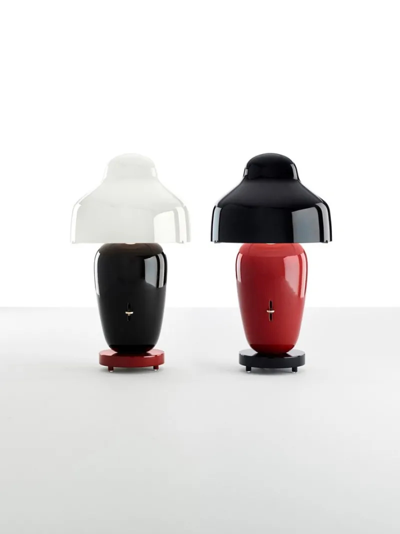 Pamono Black Chinoz Table Lamp by Parachilna> Table Lamps