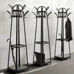 Online Pamono Black Coat Rack by Koloman Moser