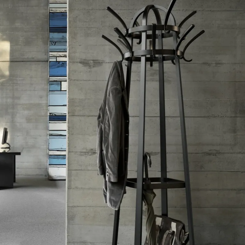 Online Pamono Black Coat Rack by Koloman Moser