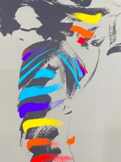 Discount Pamono Black Dress Poster by Michel Canetti, 1980s