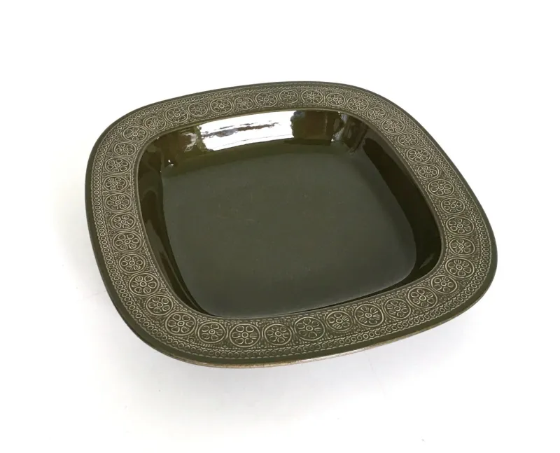 Clearance Pamono Black Earthenware Serving Set by Antonia Campi, 1965, Set of 5