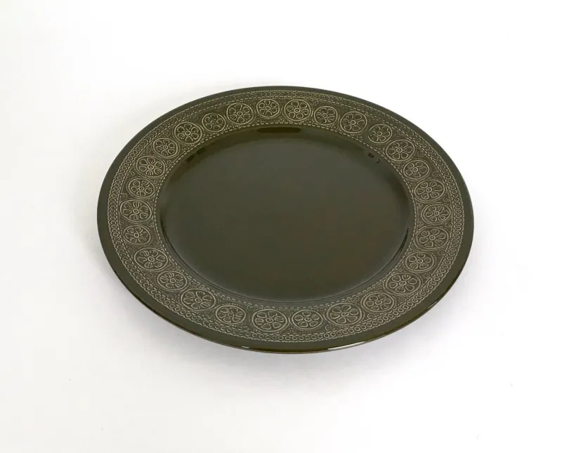 Clearance Pamono Black Earthenware Serving Set by Antonia Campi, 1965, Set of 5