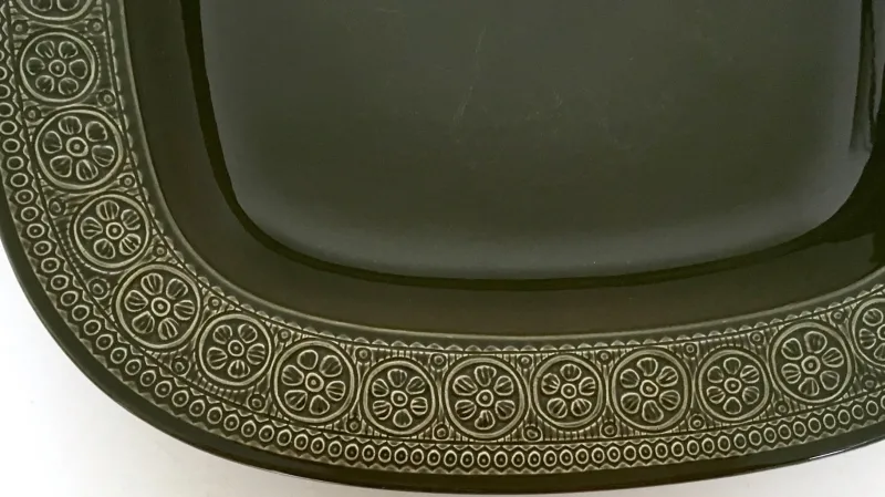 Clearance Pamono Black Earthenware Serving Set by Antonia Campi, 1965, Set of 5