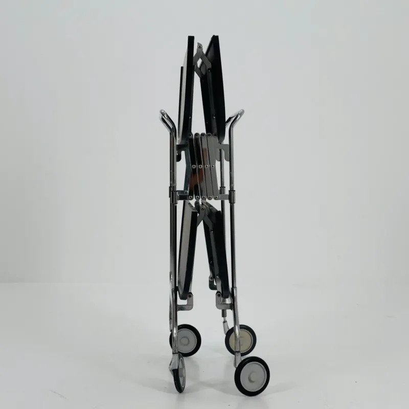 Pamono Black Gastone Dolly Trolley Bar Cart by Antonio Citterio and Oliver Low for Kartell> Serving Bar Carts & Trolleys