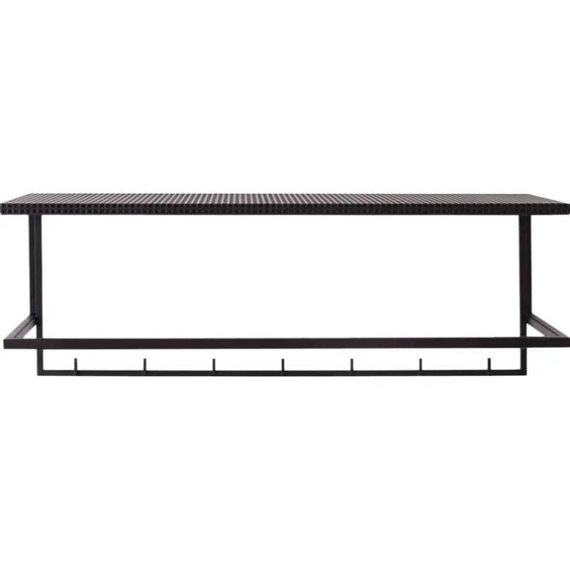 New Pamono Black Grid Coat Hanger by Kristina Dam Studio