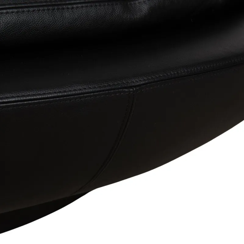 Clearance Pamono Black Leather 2-Seater Sofa by Désirée Lacoon