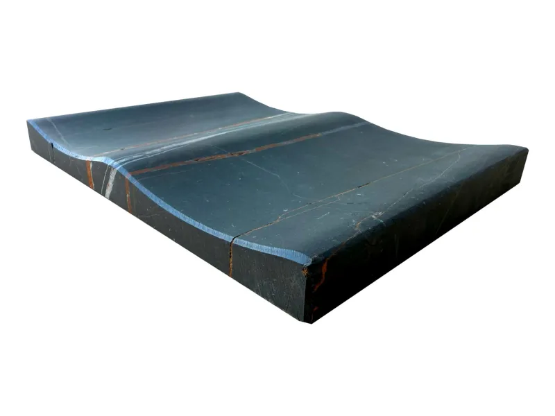 Clearance Pamono Black Marble Bamboo Tray by Joaquín Moll for Meddel