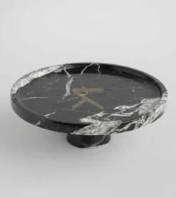 Pamono Black Marble Cake Stand from Kiwano Concept><noscript><img width=