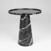 Pamono Black Marble Cone Side Table from Kiwano Concept> Tables