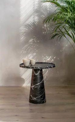 Pamono Black Marble Cone Side Table from Kiwano Concept><noscript><img width=