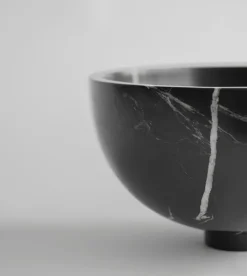 Pamono Black Marble Fruit Bowl from Kiwano Concept><noscript><img width=