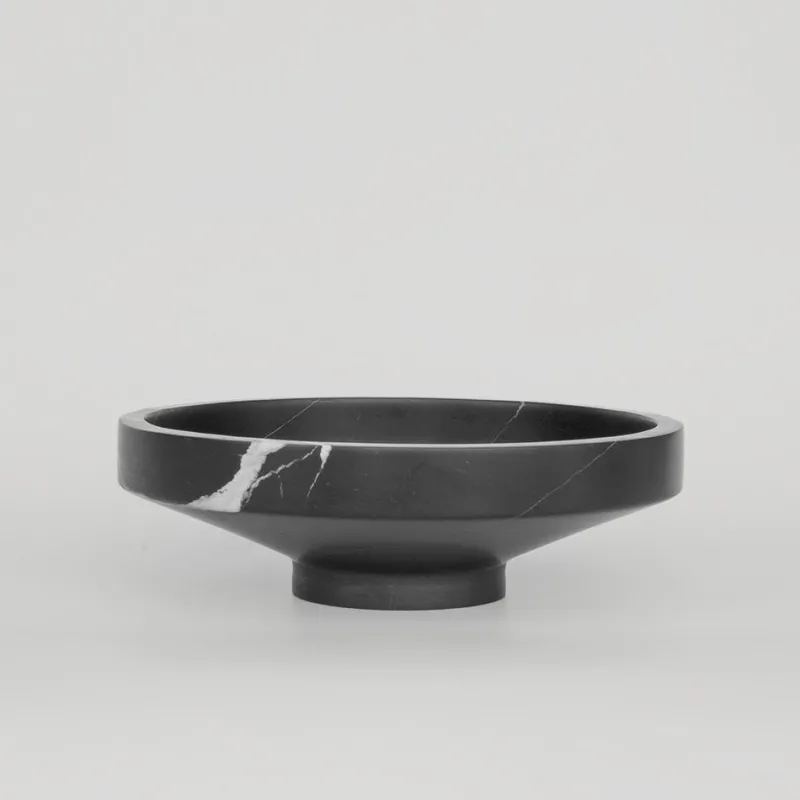Pamono Black Marble Narrow Bowl from Kiwano Concept> Tabletop|Bowls