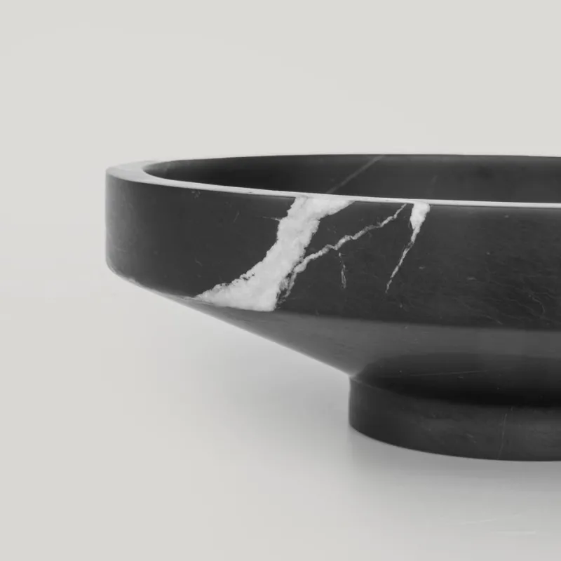 Pamono Black Marble Narrow Bowl from Kiwano Concept> Tabletop|Bowls