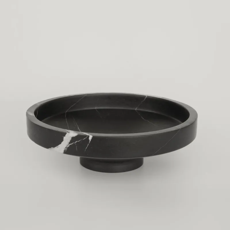Pamono Black Marble Narrow Bowl from Kiwano Concept> Tabletop|Bowls