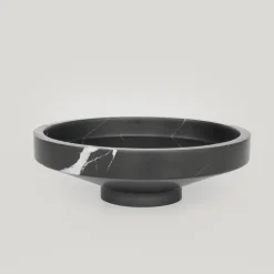 Pamono Black Marble Narrow Bowl from Kiwano Concept><noscript><img width=