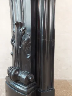 Pamono Black Marble Three Shell Mantelpiece><noscript><img width=