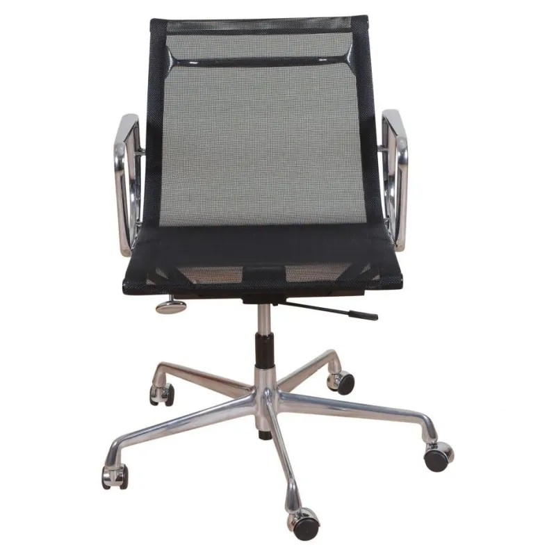 Pamono Black Mesh EA-117 Office Chair by Charles Eames for Vitra> Office Chairs