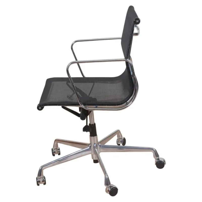 Pamono Black Mesh EA-117 Office Chair by Charles Eames for Vitra> Office Chairs
