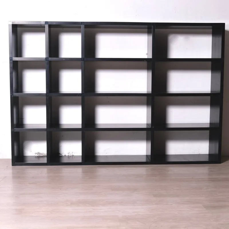 Pamono Black Modular Bookcase by Giulio A. Polvara for Kartell, 1970s