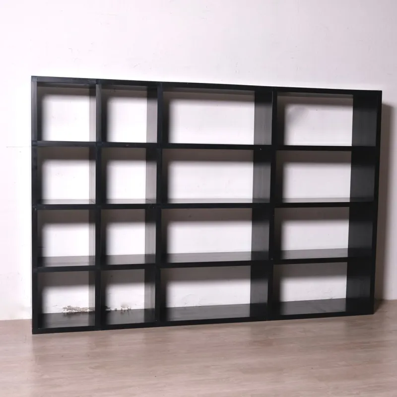 Pamono Black Modular Bookcase by Giulio A. Polvara for Kartell, 1970s