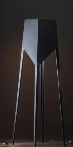 Best Pamono Black Oak Luise Little Floor Lamp by Matthias Scherzinger
