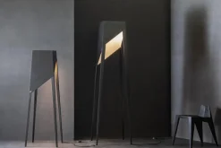 Best Pamono Black Oak Luise Little Floor Lamp by Matthias Scherzinger