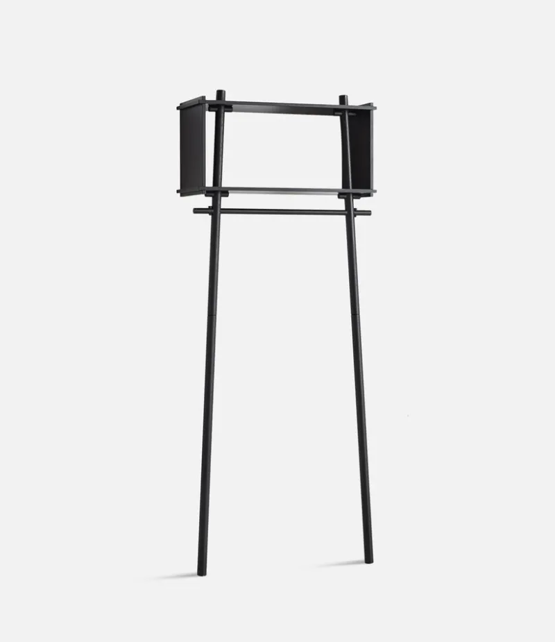 Pamono Black Oak Tojbox Small Wardrobe by Michael> Racks, Hooks & Valets