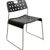 Pamono Black Omstak Stacking Chair by Rodney Kinsman for Bieffeplast, 1970s> Office Chairs
