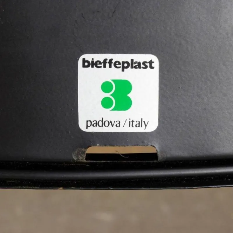 Pamono Black Omstak Stacking Chair by Rodney Kinsman for Bieffeplast, 1970s> Office Chairs