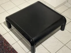 Sale Pamono Black Orsay Table and Chair by Gae Aulenti for Knoll International, 1970s, Set of 2