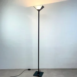 Pamono Black Papillona Floor Lamp by Tobia Scarpa for Flos, 1970s><noscript><img width=