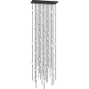 Best Pamono Black Polished Brass Il Pezzo 12 Cluster Chandelier by Il Pezzo Mancante