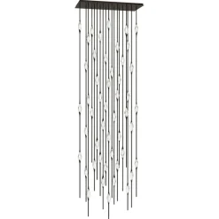 Best Pamono Black Polished Brass Il Pezzo 12 Cluster Chandelier by Il Pezzo Mancante